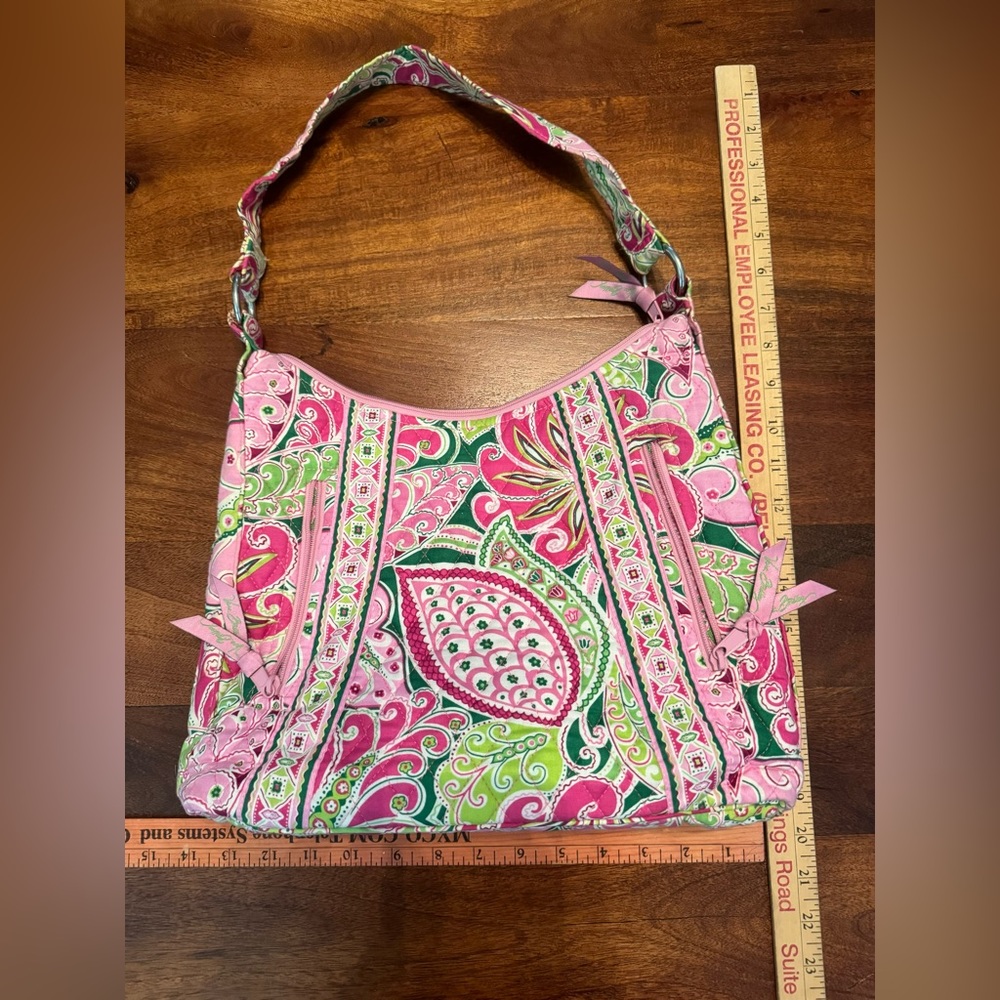 Vera Bradley Pinwheel Pink Lisa B bag